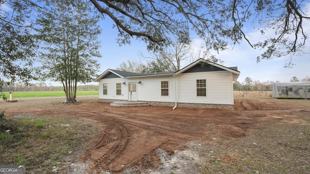 view of front of home