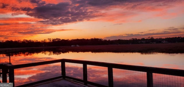 property view of water