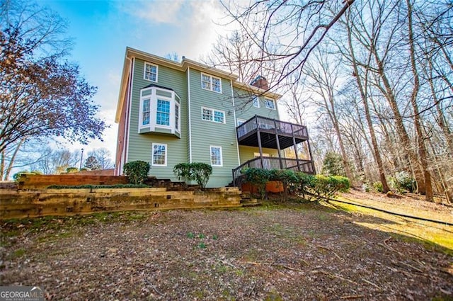 view of rear view of house