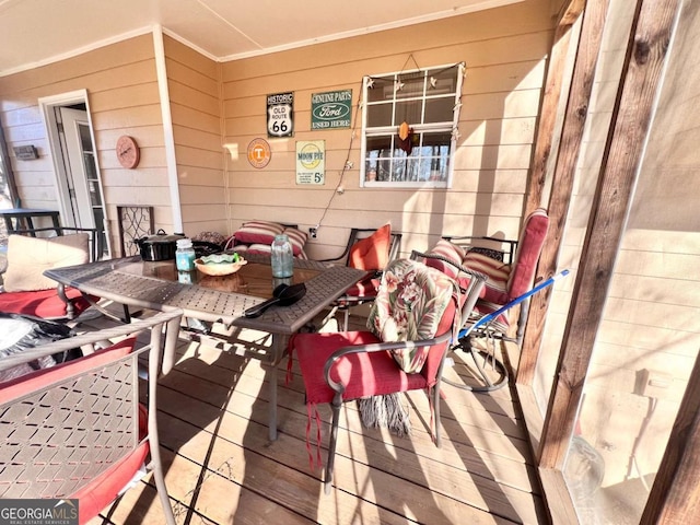 view of patio / terrace with outdoor dining space