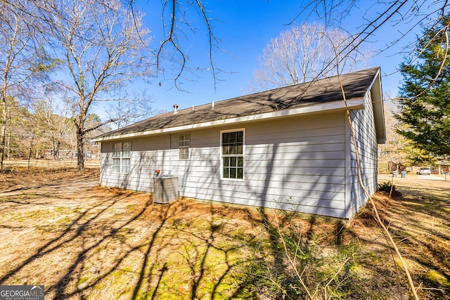 view of side of property