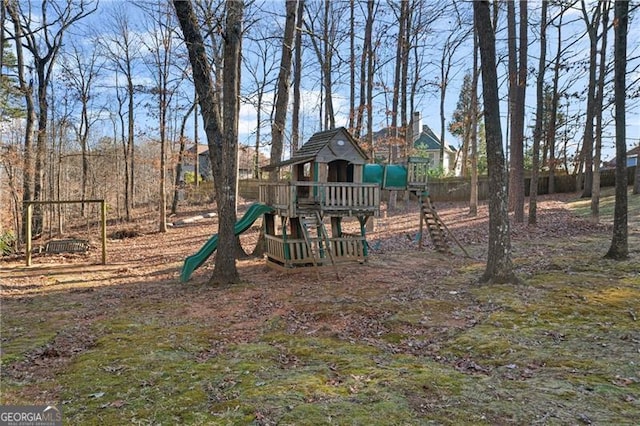 view of community playground