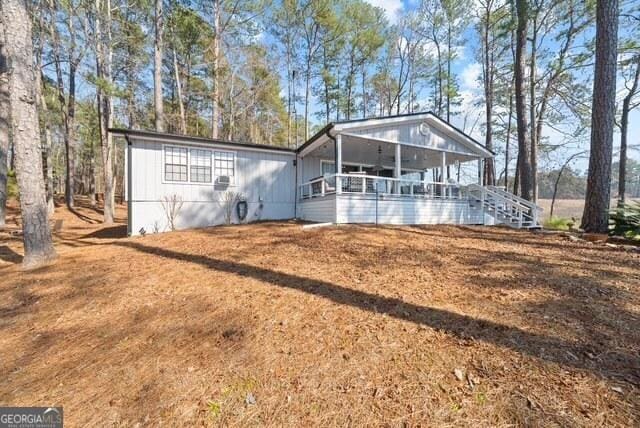 view of back of property
