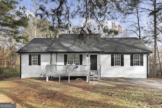 view of front of home