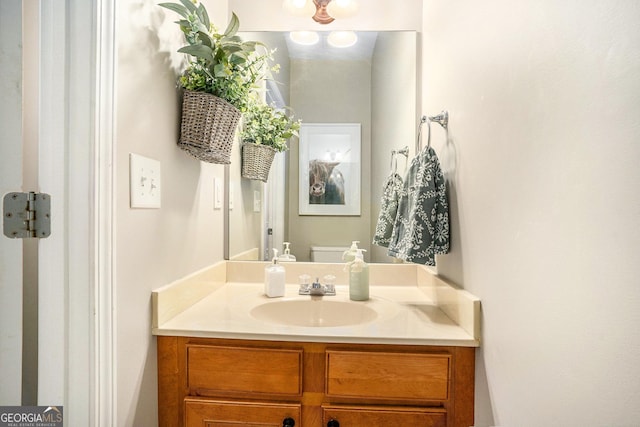8000 Abington Dr, Locust Grove, GA 30248 - bathroom featuring vanity