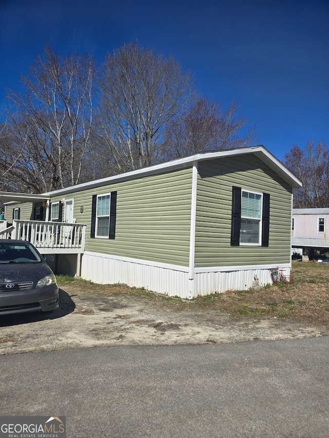 view of home's exterior