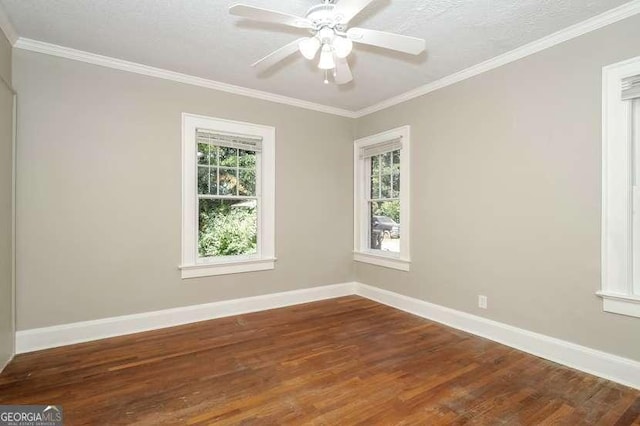 1709 Rogers Ave SW, Atlanta, GA 30310 - unfurnished room with baseboards, dark wood-style flooring, and a wealth of natural light