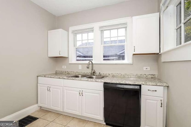 1709 Rogers Ave SW, Atlanta, GA 30310 - kitchen with a sink, white cabinetry, visible vents, and dishwasher
