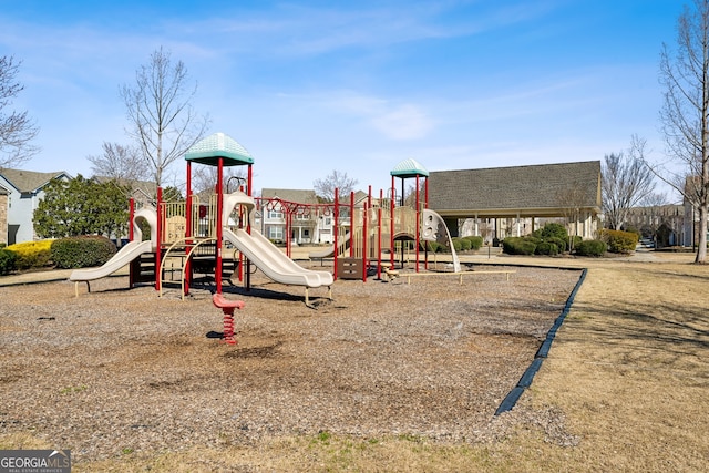 view of community playground