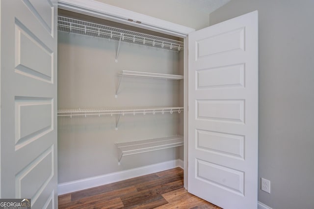 view of closet