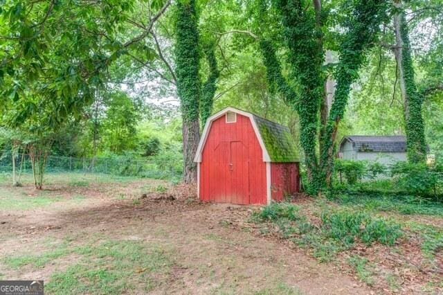 view of barn