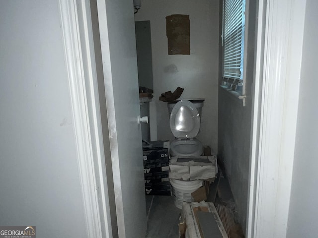 bathroom with toilet