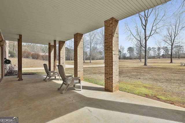 view of patio