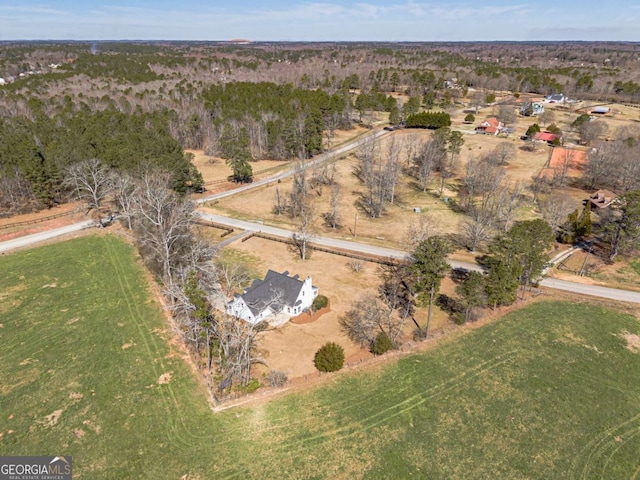 3800 George Williams Rd, Monroe, GA 30656 - aerial view of property's location featuring rural landscape