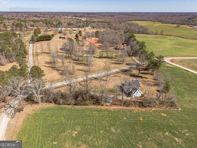 3800 George Williams Rd, Monroe, GA 30656 - birds eye view of property featuring a rural view