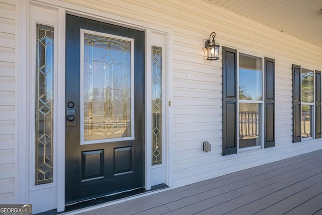 3800 George Williams Rd, Monroe, GA 30656 - doorway to property with a porch