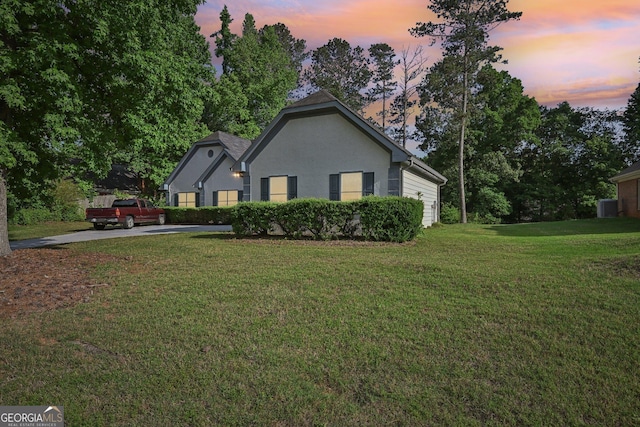 2768 Southpark Blvd SW, Conyers, GA 30094 - view of front of property featuring a front yard and stucco siding