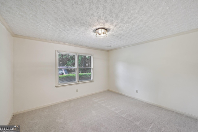 2768 Southpark Blvd SW, Conyers, GA 30094 - carpeted spare room featuring crown molding, a textured ceiling, and baseboards