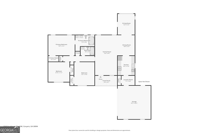 2768 Southpark Blvd SW, Conyers, GA 30094 - property floor plan