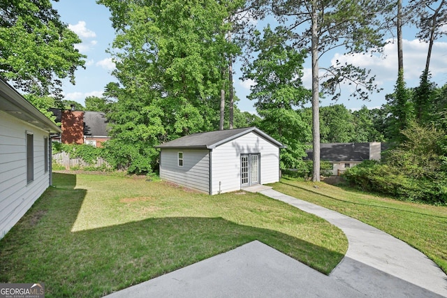 2768 Southpark Blvd SW, Conyers, GA 30094 - view of green lawn with an outbuilding