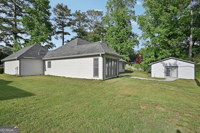 2768 Southpark Blvd SW, Conyers, GA 30094 - view of green lawn with an outbuilding
