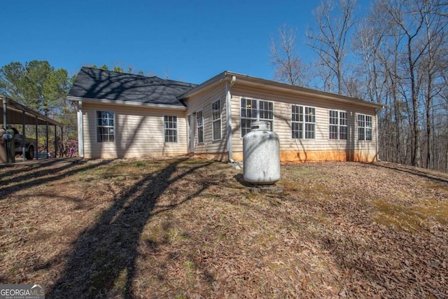 view of rear view of house