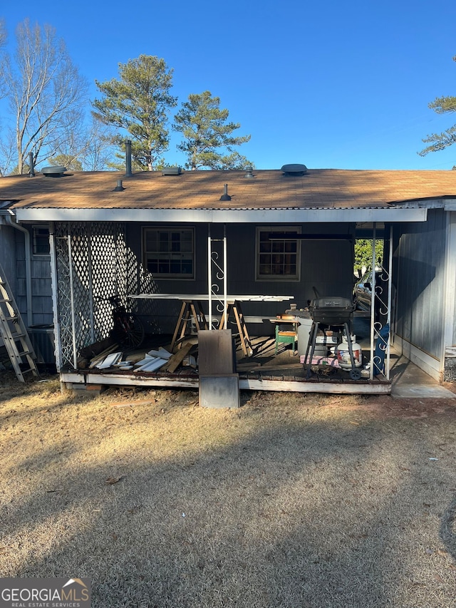 view of rear view of house