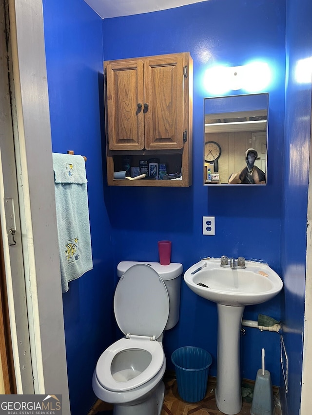 bathroom with toilet