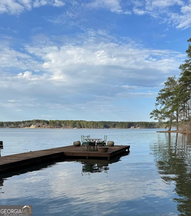 106 Honeysuckle Ln NE, Milledgeville, GA 31061 - dock area with a water view