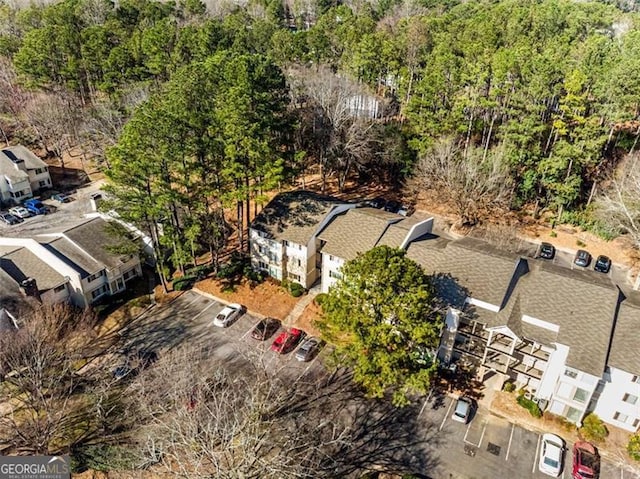 bird's eye view featuring a residential view