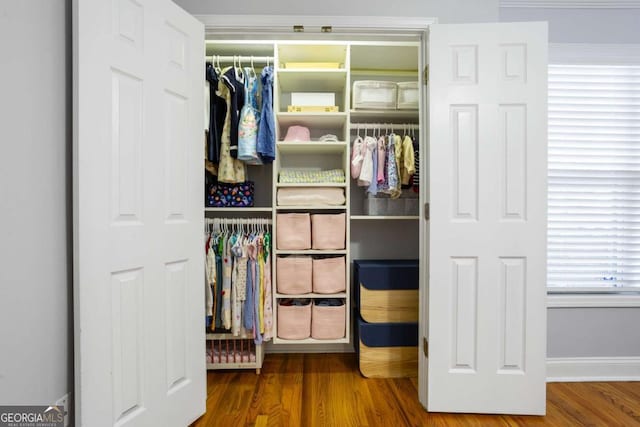 view of closet