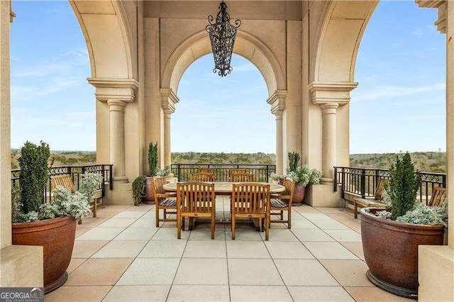 view of patio / terrace with outdoor dining space