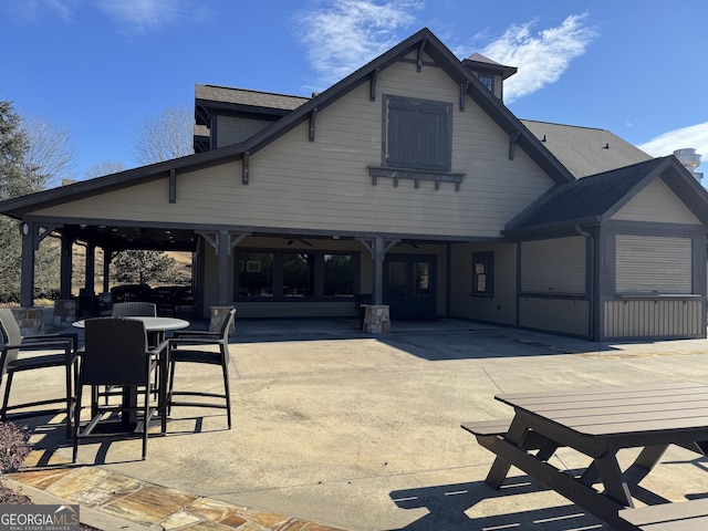 view of patio with driveway