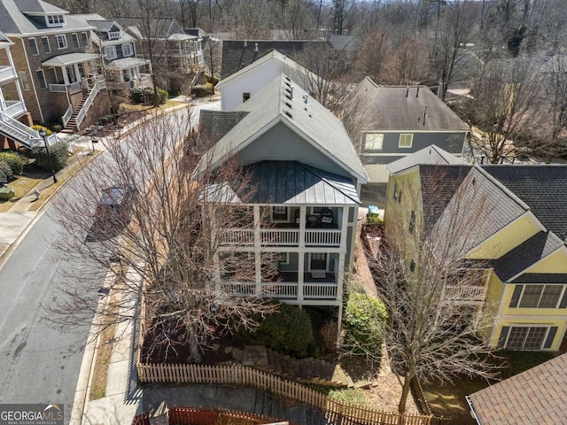 exterior space featuring a residential view