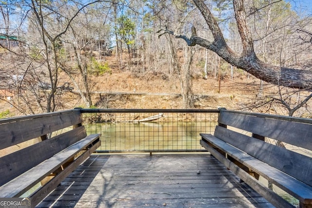 view of deck