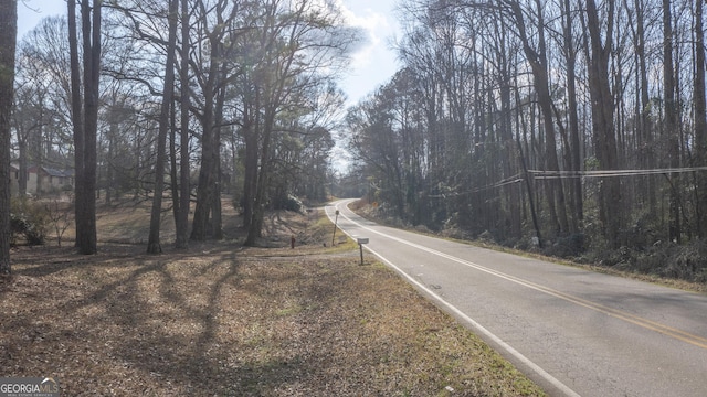 view of road