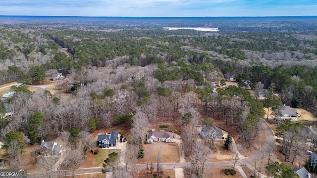 122 Cameron Pointe Dr, Lagrange, GA 30240 - aerial view of property and surrounding area with a heavily wooded area