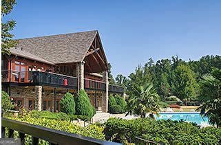 view of community featuring a pool