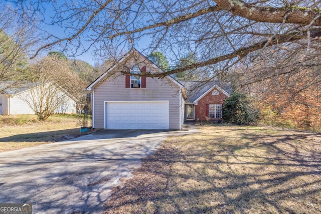 traditional-style home with driveway