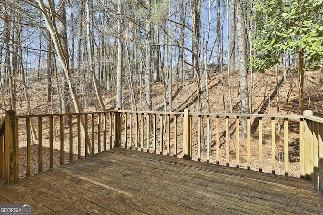 view of deck