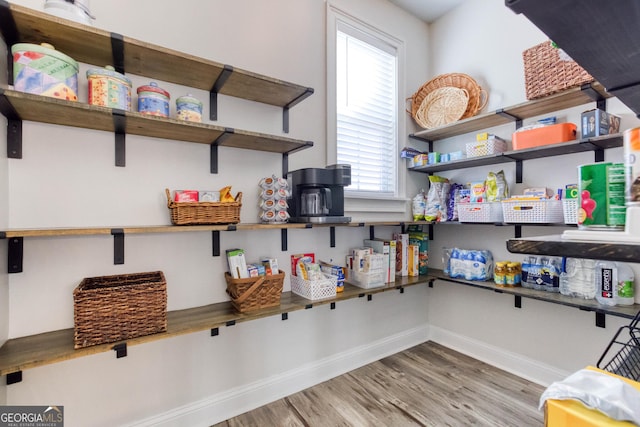 view of pantry