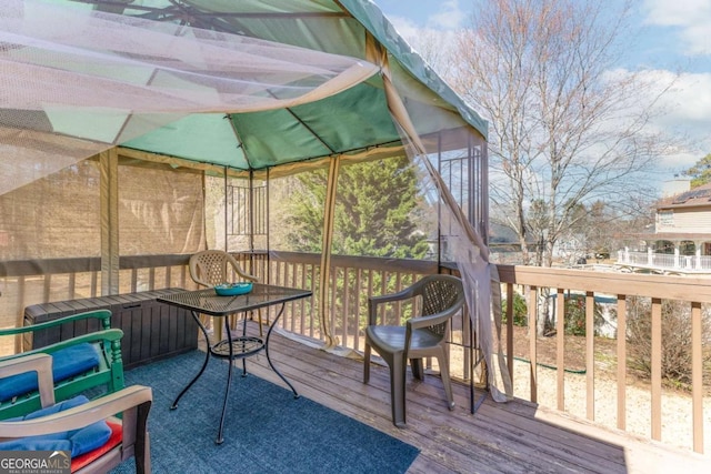 1800 Rockdale Cir, Snellville, GA 30078 - view of deck