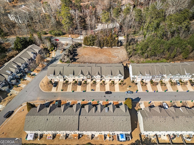 drone / aerial view featuring a residential view