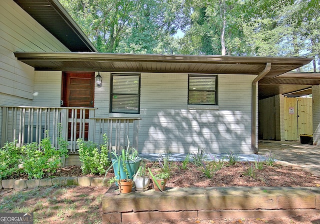 1453 Midview Dr, Decatur, GA 30032 - entrance to property with a porch and brick siding