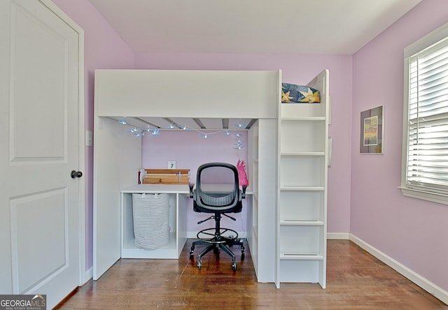 1453 Midview Dr, Decatur, GA 30032 - office featuring plenty of natural light, baseboards, and wood finished floors