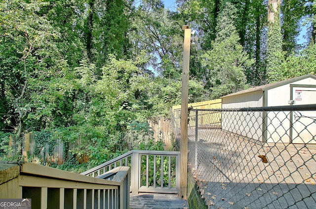 1453 Midview Dr, Decatur, GA 30032 - exterior space featuring fence and an outdoor structure