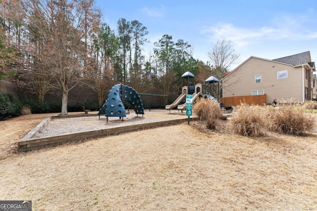 view of community play area