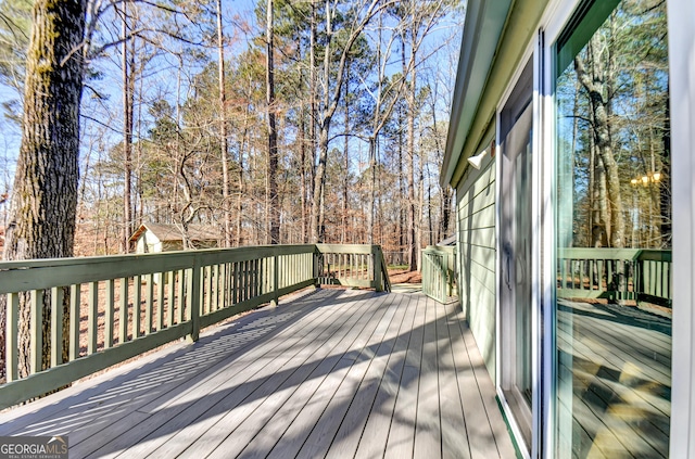 view of deck