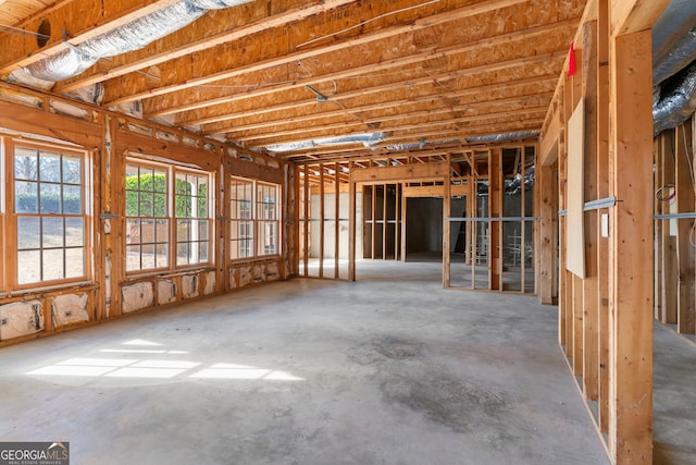 misc room featuring concrete flooring