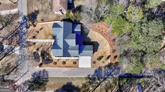 372 Karen Dr, Alpharetta, GA 30009 - view from above of property